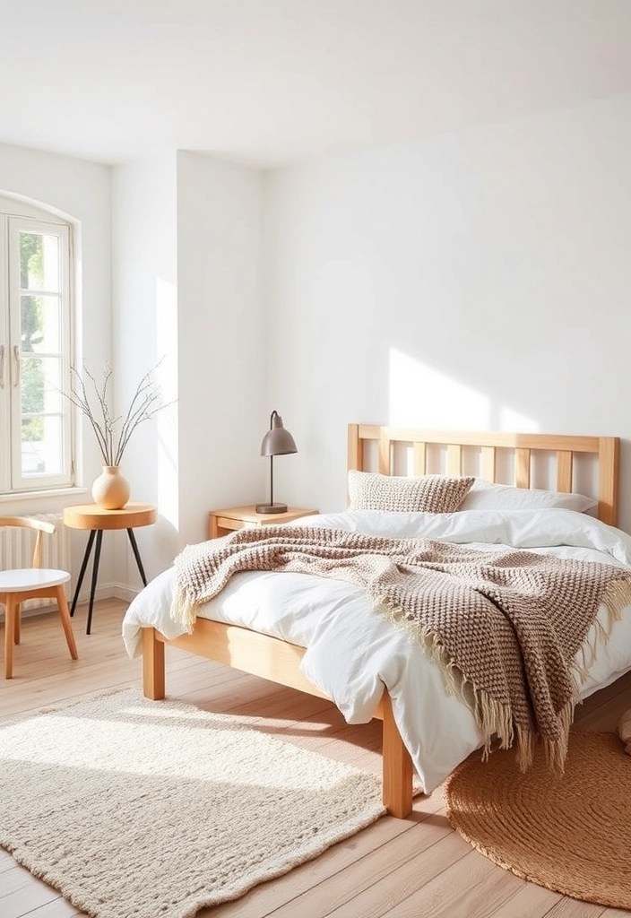 12 Tranquil Bedroom Makeovers That Won't Break the Bank (You’ll Love #5!) - 7. Scandinavian Simplicity