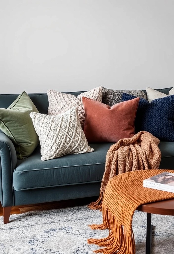 17 Fresh Textile Ideas for Spring That Will Revive Your Apartment (Warning: #9 is Irresistible!) - 10. Textured Cushions
