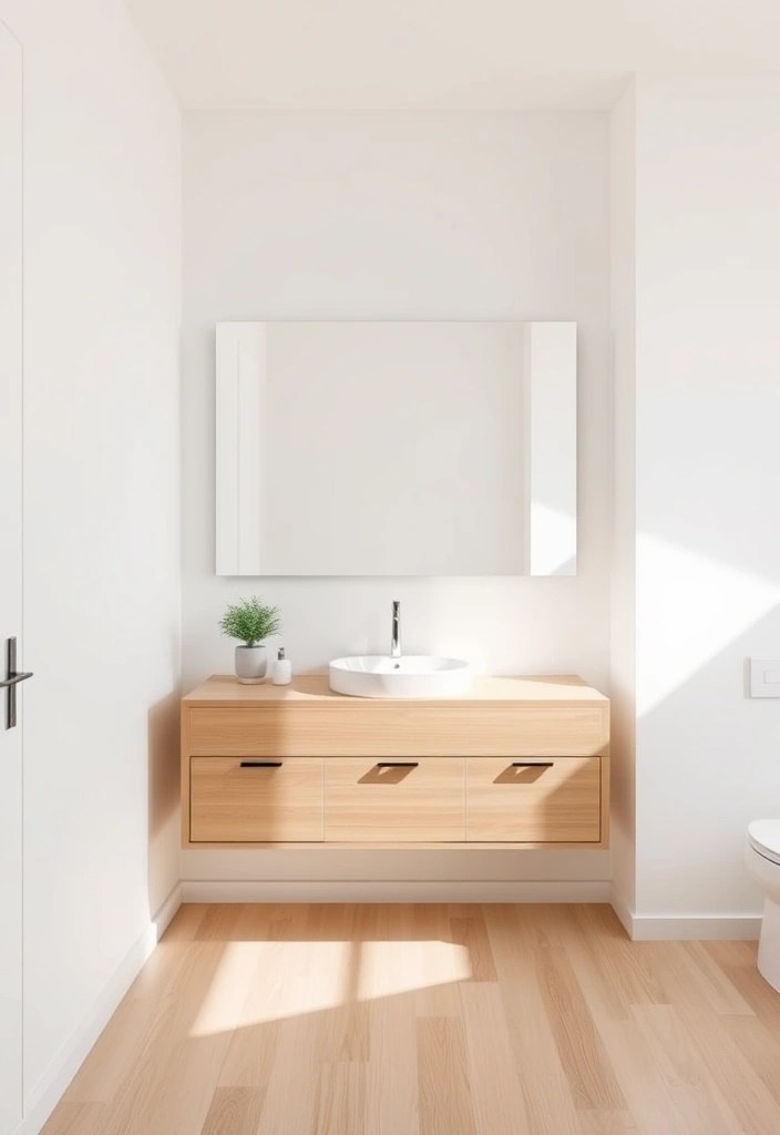 18 Bathroom Transformations That'll Make You Want to Redecorate (#5 Is Unbelievable!) - 1. Minimalist Marvel: The Power of Less