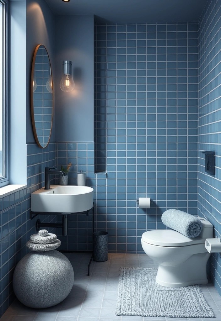 18 Bathroom Transformations That'll Make You Want to Redecorate (#5 Is Unbelievable!) - 8. Monochromatic Magic: A Bold Statement