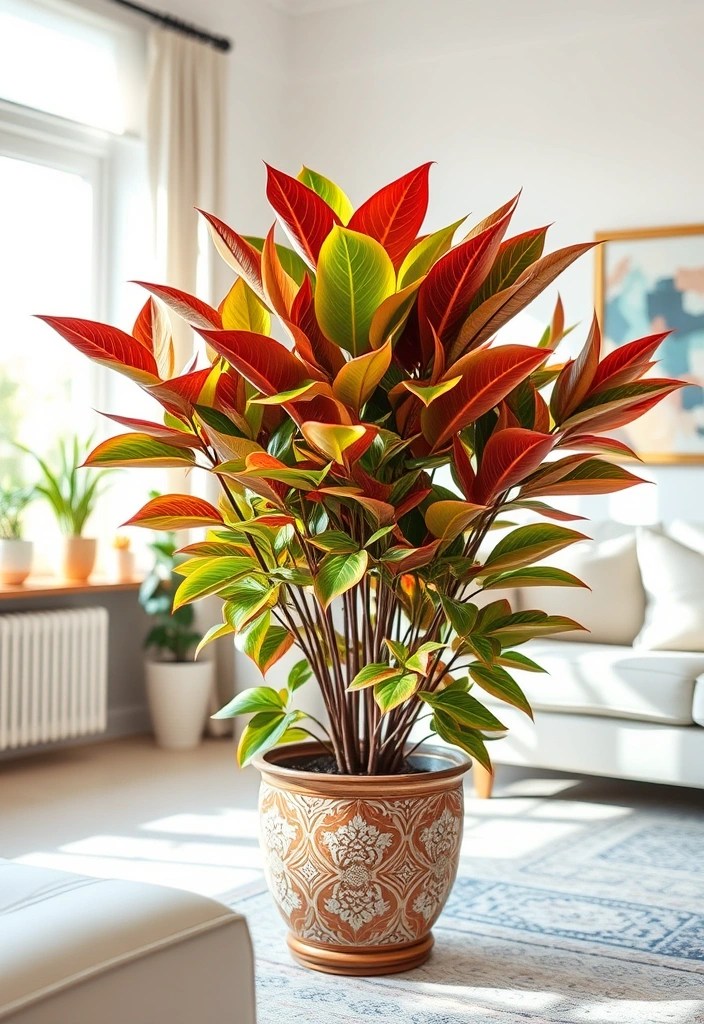 19 Indoor Plants So Beautiful You'll Forget They're Good for Your Air! - 16. Croton