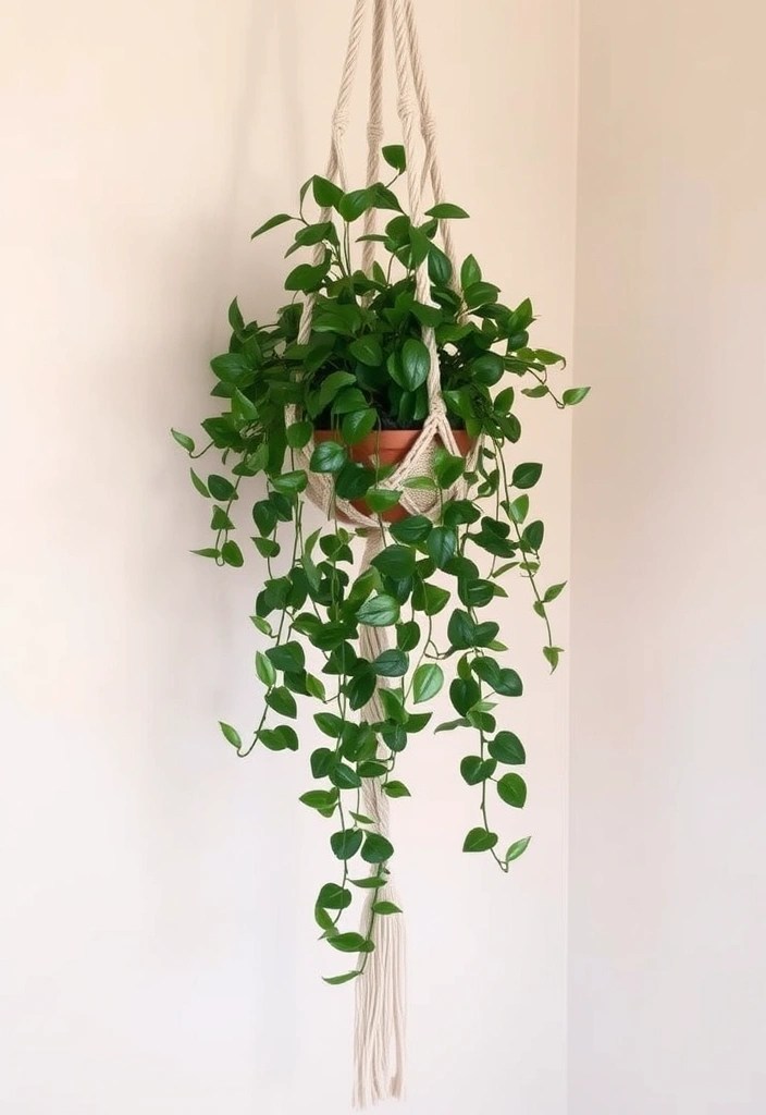 19 Indoor Plants So Beautiful You'll Forget They're Good for Your Air! - 18. Scindapsus (Pothos)