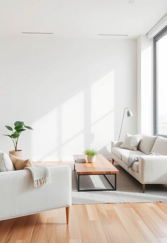 21 Cozy Living Room Ideas That'll Make You Want to Curl Up and Stay Forever! - 18. Minimalist Decor