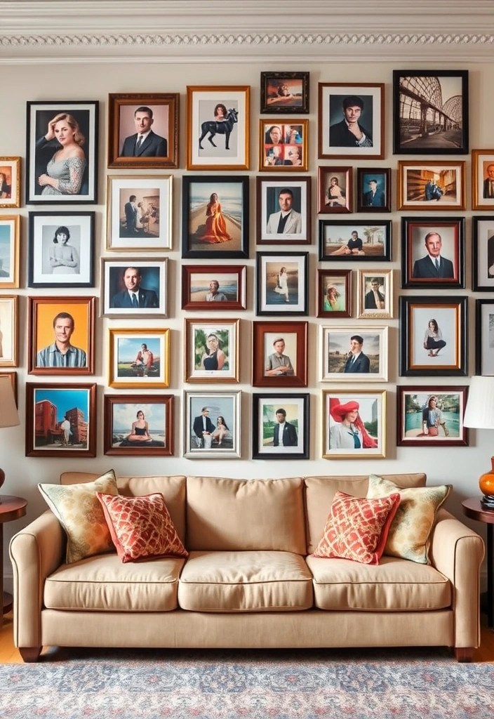 21 Cozy Living Room Ideas That'll Make You Want to Curl Up and Stay Forever! - 6. Statement Artwork