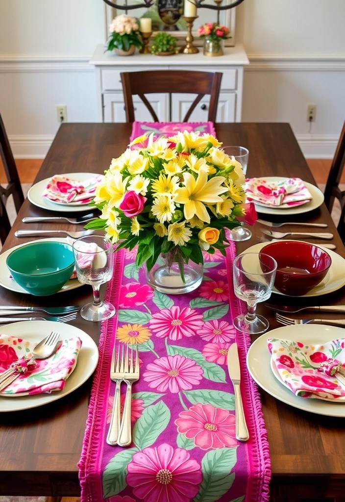 25 Stunning Spring Home Decor Ideas That Will Refresh Your Space! - 10. Bright Table Settings