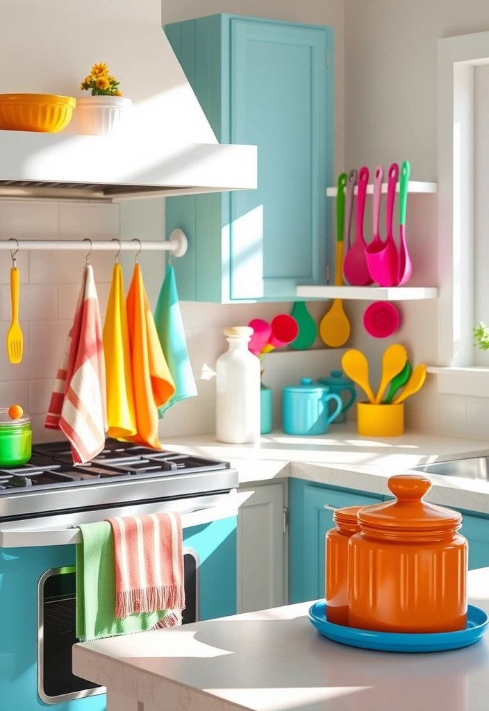 25 Stunning Spring Home Decor Ideas That Will Refresh Your Space! - 15. Bright Kitchen Accents