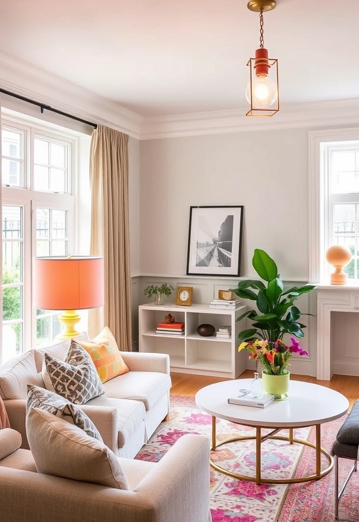 25 Stunning Spring Home Decor Ideas That Will Refresh Your Space! - 21. Colorful Lighting Fixtures